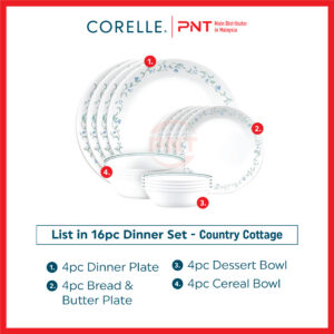 Corelle Livingware 16pc Set - Country Cottage w/o Mug - Image 4