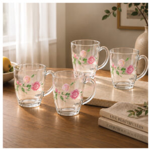 Corelle Coordinates Carafe & Mugs - Country Rose - Image 6