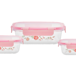 Pyrex Country Rose Glass Storage - Image 3