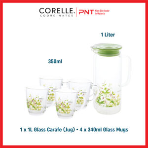 Corelle Coordinates Carafe & Mugs - Provence Garden - Image 3