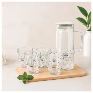 Corelle Coordinates Carafe & Mugs - Plum - Image 4
