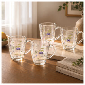 Corelle Coordinates Carafe & Mugs - Plum - Image 5