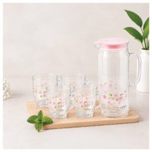 Corelle Coordinates Carafe & Mugs - Sakura - Image 4