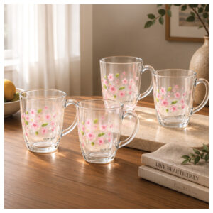 Corelle Coordinates Carafe & Mugs - Sakura - Image 5