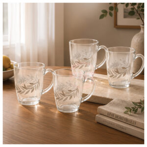 Corelle Coordinates Carafe & Mugs - Silver Crown - Image 5