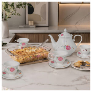 Corelle Coordinates Teapot Set - Country Rose - Image 6