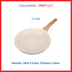 CorningWare VERTA Living Grove Olive 28cm Frying Pan - Image 4